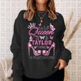 This Is A Queen Taylor Thing Personalized Name Birthday Sweatshirt Gifts for Her