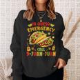 In Queso Emergency Call 9-Juan-Juan Cute Tacos Cinco De Mayo Sweatshirt Gifts for Her