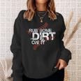 Quite Crying Rub Dirt On It No Crying Girls Softball Sweatshirt Gifts for Her