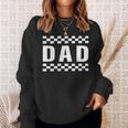 Racing Birthday Party Matching Family Race Car Pit Crew Dad Sweatshirt Gifts for Her