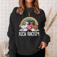 Racism Unicorn Anti Racism Sweatshirt Geschenke für Sie