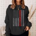 Radio Operator Vintage Us Flag For Dad Sweatshirt Gifts for Her