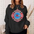 Raleigh Nc Bravery Badge Firefighter's Pride Emblem Sweatshirt Gifts for Her