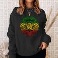 Rasta Reggae Rastafari Lion Jamaican Pride Hippie Lover Sweatshirt Gifts for Her