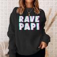 Rave Papi Edm Music Festival Optical Illusion Father's Day Sweatshirt Gifts for Her