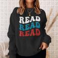 Read Read ReadingAcross That America Reading Lover Teacher Sweatshirt Gifts for Her
