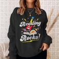 Reading Rocks Quotes For National Reading Month 2024 Sweatshirt Gifts for Her