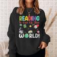 Reading Is Out Of This World Space Book World Book Day 2024 Sweatshirt Gifts for Her