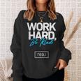 Real Broker Work Hard Be Kind Core Value White And Blue Sweatshirt Gifts for Her
