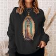 Real Our Lady Of Guadalupe Virgin Mary Catholic Sweatshirt Gifts for Her