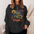 Red Cherry Blossom Chinese Lunar New Year 2024 Sweatshirt Gifts for Her