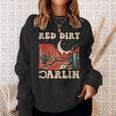 Red Dirt Country Music Western Theme Sweatshirt Gifts for Her