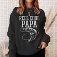 Reel Cool Daddy Papa Fisch Angeln Angeln Angler Angler Papa Herren Sweatshirt Geschenke für Sie