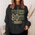 Regalo 80 Cumpleaños Hecho En 1944 80 Años Dando Guerra Camisa de entrenamiento Regalos para ella