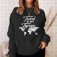 Reisende Und Reiseliebhaber One Of Travel Is My Therapy Memes Sweatshirt Geschenke für Sie