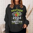 Rentner 2024 Der Garten Ruft Pensionär Hobbygärtner Pensioner Sweatshirt Geschenke für Sie