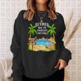 Retired 2024 Not My Problem Anymore Beach Retirement Sweatshirt Gifts for Her