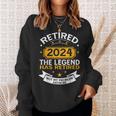 Retired 2024 Retirement Apparel For & Women Sweatshirt Gifts for Her