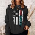 Retired 2024 Us American Flag For Retirement And Pensioner Sweatshirt Gifts for Her
