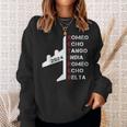 Retired Pilot 2024 Phonetic Alphabet Retirement Sweatshirt Gifts for Her