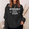 Retirement Crew 2024 Retired Squad Party Group Matching Sweatshirt Gifts for Her