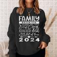 Retro 2024 Family Reunion A Little Bit Of Crazy Family Sweatshirt Gifts for Her