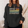 Retro 89160 Dornstadt Vintage Gemeinde Plz Sweatshirt Geschenke für Sie
