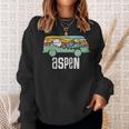 Retro Aspen Colorado Outdoor Hippie Van Graphic Sweatshirt Gifts for Her