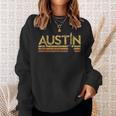 Retro Austin Texas Music Sweatshirt Gifts for Her