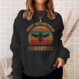 Retro Cute Bug Lover Vintage Easily Distracted By Bugs Sweatshirt Gifts for Her