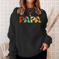 Retro Dinosaurier Papa Lustiger Papa Dinosaurierater Kapuzenjacke Sweatshirt Geschenke für Sie