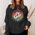 Retro Elo Home State Cool 70S Style Sunset Sweatshirt Gifts for Her