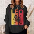 Retro Leo Zodiac Sign July August Birthday Vintage Leo Sweatshirt Gifts for Her