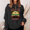 Retro Miami Vintage Dolphin Miami Area Dolphin Sweatshirt Gifts for Her