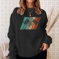 Retro Race Day Checkered Flag For Race Car Fans Sweatshirt Gifts for Her