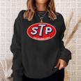 Retro Vintage Gas Station Stp Motor Oil Car Bikes Garage Sweatshirt Gifts for Her