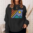 Retro Vintage Oregon Throwback Mountains And Sweatshirt Gifts for Her