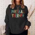 Retro Vintage Physical Therapy Physical Therapist Sweatshirt Gifts for Her