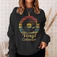 Retro Vinyl Collector Record Player Sweatshirt Gifts for Her