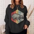 Retro Wombat Sweatshirt Geschenke für Sie