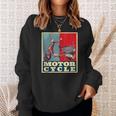 Retrointage Motorrad Herren Jungen Papa Biker Rider Bike Sweatshirt Geschenke für Sie