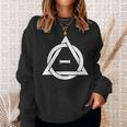 Therian Symbol Quadrobics Sport Sign White Sweatshirt Gifts for Her