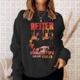 Rider Papa Nur Coolerater Pferde Reiter Reiter Father's Day Sweatshirt Geschenke für Sie