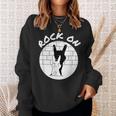 Rock'n'roll Hand Rabbit Sweatshirt Geschenke für Sie