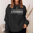 Ronald Reagan Veteran Quote I Am A Veteran Sweatshirt Gifts for Her