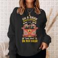 Rottweiler Artwork Painting Desert Highway Sweatshirt Gifts for Her