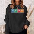 Runners Periodic Table Runner Sweatshirt Gifts for Her