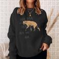 Safari Animal Common Laughing Hyena Sweatshirt Gifts for Her