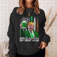 Make Saint St Patrick's Day Great Again Trump Sweatshirt Gifts for Her