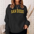 San Diego City Baseball Vintage Varsity San Diego Sweatshirt Gifts for Her